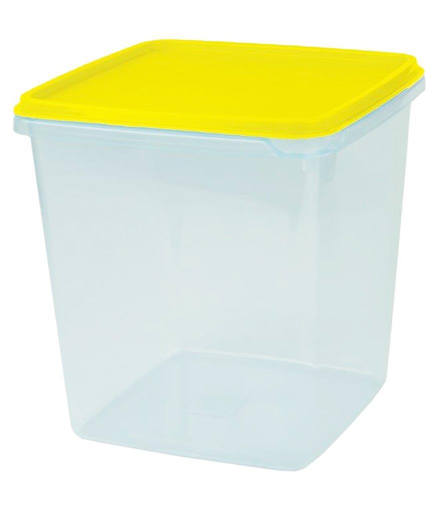 Prepping storers - 184 x 184 x 194mm - Yellow lid
